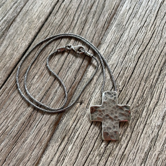 Silpada Sterling Cross Pendant Necklace - Picture 9 of 14